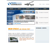 Tablet Screenshot of dornbusch.com.br
